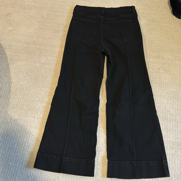 J crew pintuck trouser jeans, black, sz 31 - Picture 6 of 9